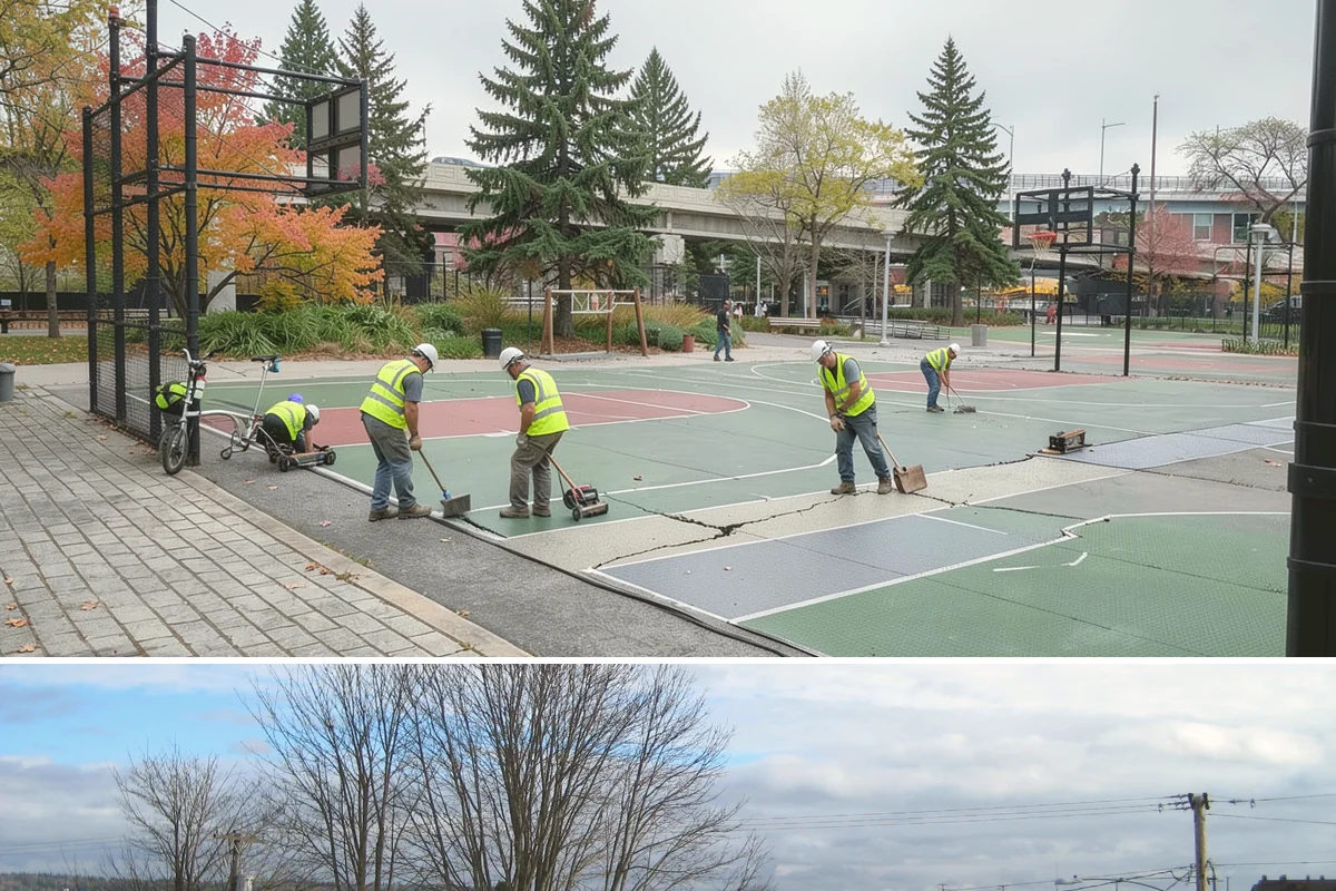 Asphalt Berm Construction in Langley, Island County, WA - Berm construction pairs with summer paving projects when warm, dry conditions ensure a solid bond to the pavement.
