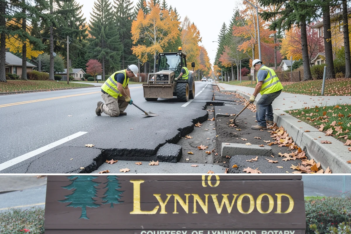Asphalt Berm Construction in Lynnwood, Snohomish County, WA - Berm construction pairs with summer paving projects when warm, dry conditions ensure a solid bond to the pavement.
