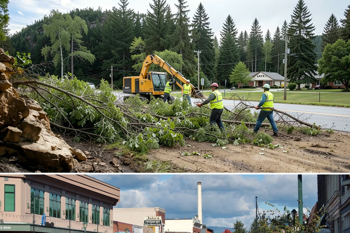 Asphalt Berm Construction in Monroe, Snohomish County, WA - Berm construction pairs with summer paving projects when warm, dry conditions ensure a solid bond to the pavement.
