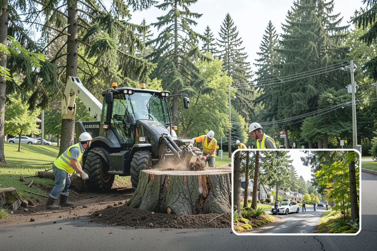 Asphalt Berm Construction in Normandy Park, King County, WA - Economical alternative to concrete curbing