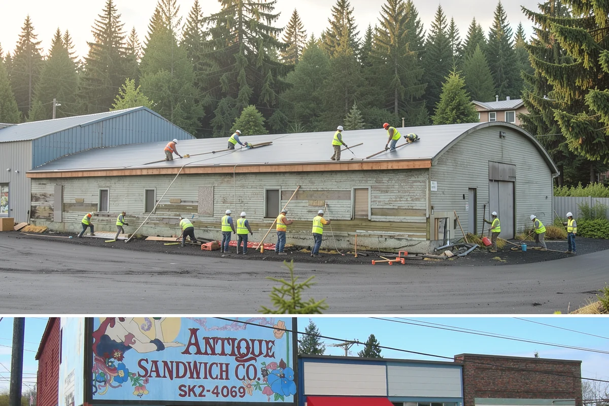 Asphalt Berm Construction in Ruston, Pierce County, WA - Berm construction pairs with summer paving projects when warm, dry conditions ensure a solid bond to the pavement.