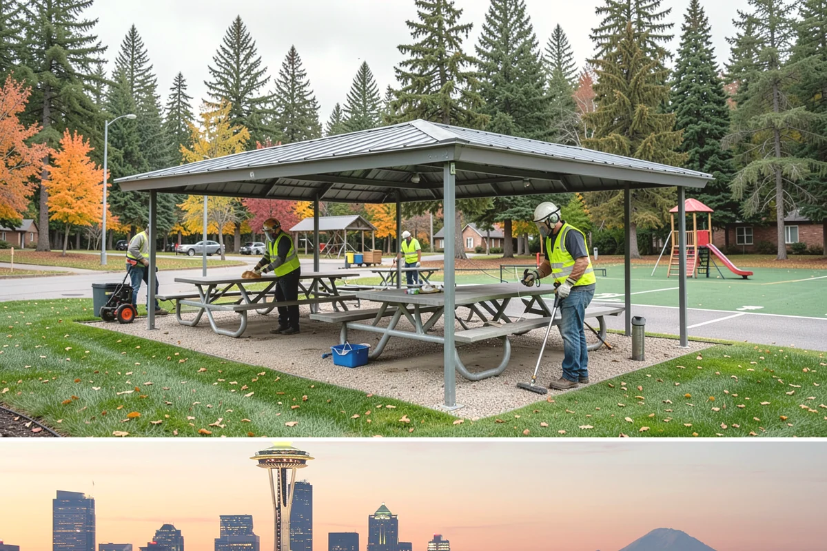 Asphalt Berm Construction in Seattle, King County, WA - Berm construction pairs with summer paving projects when warm, dry conditions ensure a solid bond to the pavement.