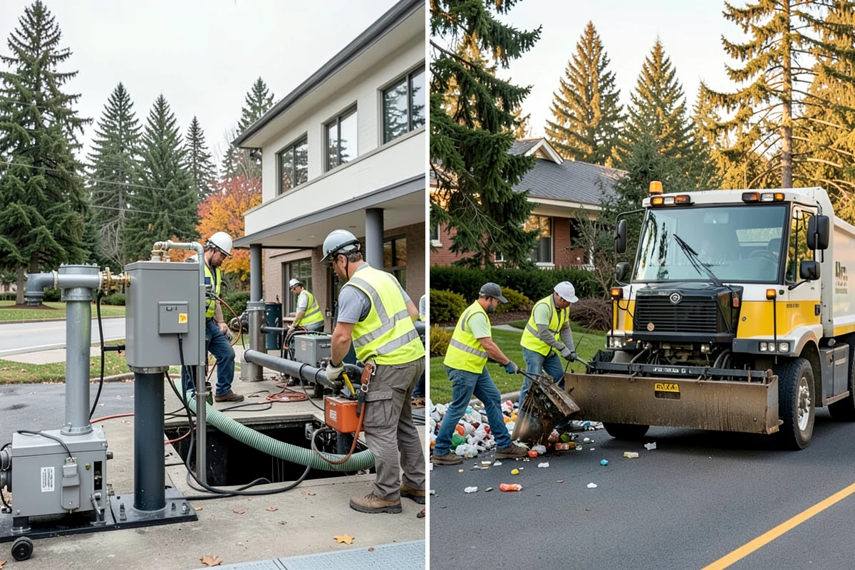 Asphalt Berm Construction in Shoreline, King County, WA - Confirm the alignment and drainage flow line