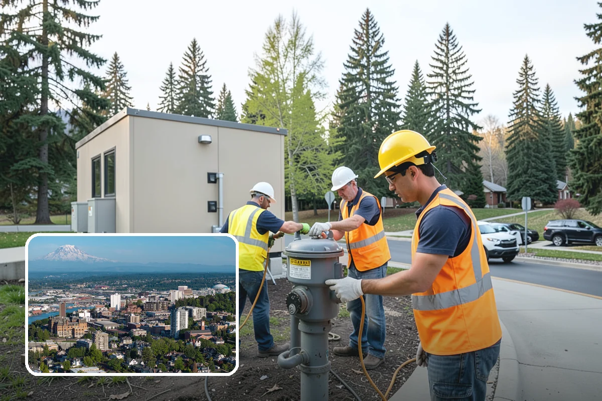Asphalt Berm Construction in Tacoma, Pierce County, WA - Economical alternative to concrete curbing