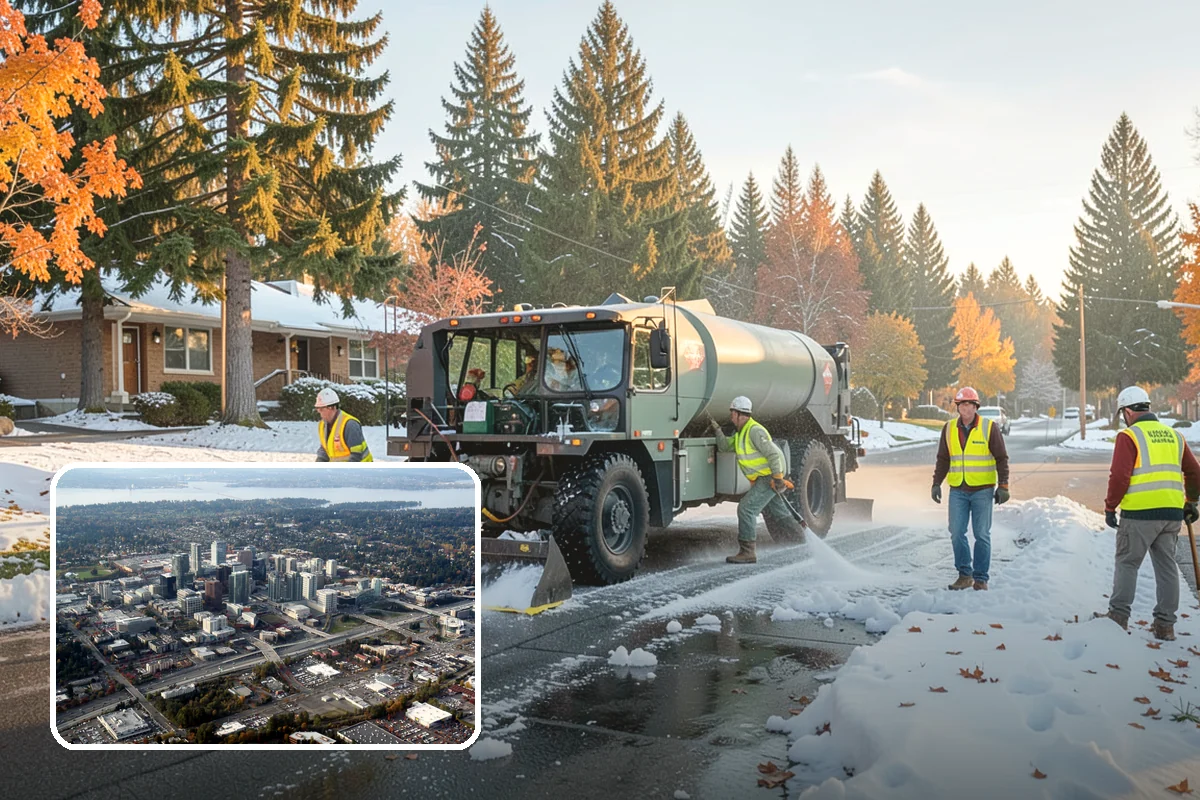 Asphalt Milling in Bellevue, King County, WA - Restores correct grade and curb reveal before overlay