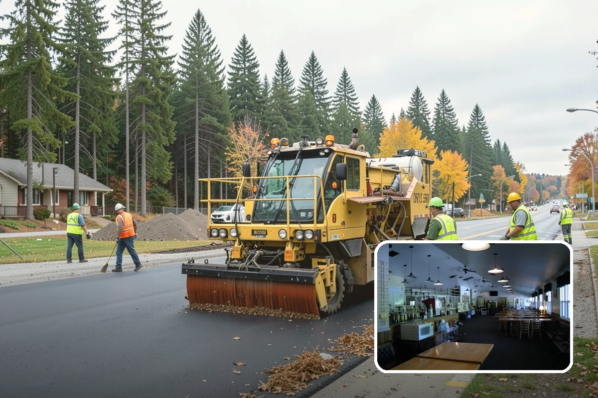 Asphalt Milling in Black Diamond, King County, WA - Restores correct grade and curb reveal before overlay