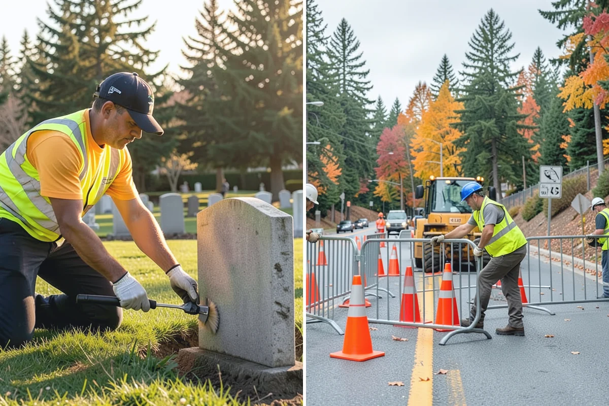Asphalt Milling in Bonney Lake, Pierce County, WA - Establish milling depth, grade, and cross-slope