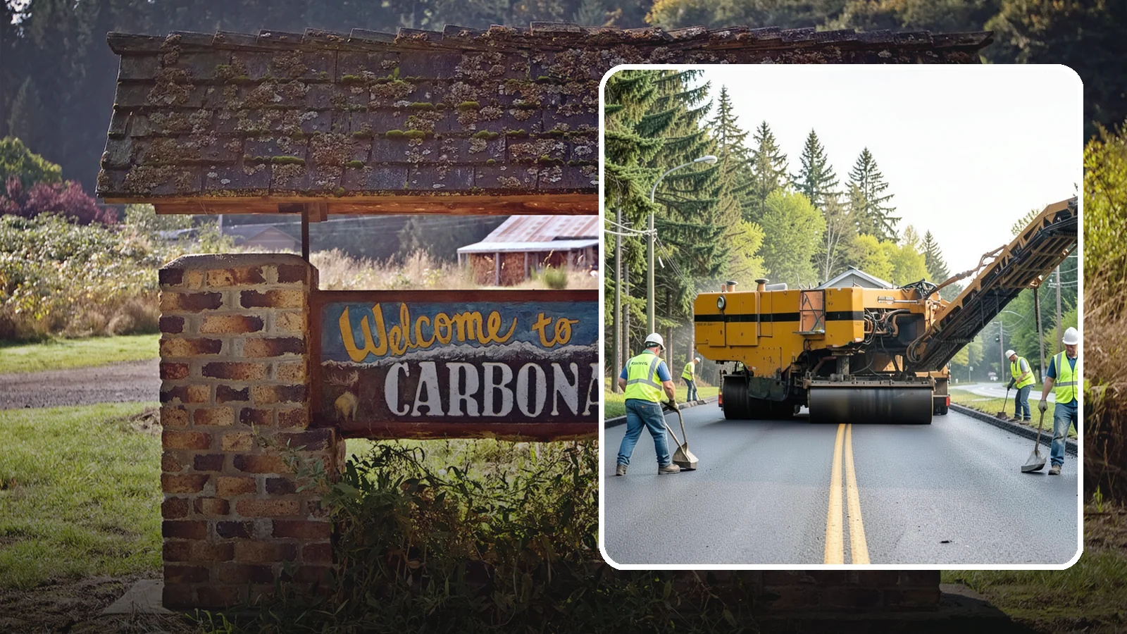 Asphalt Milling in Carbonado, Pierce County, WA - Cold milling that removes worn asphalt to grade in preparation for overlays and reconstruction.