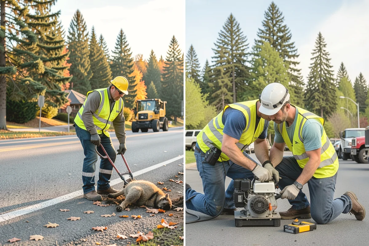 Asphalt Milling in Carnation, King County, WA - Establish milling depth, grade, and cross-slope