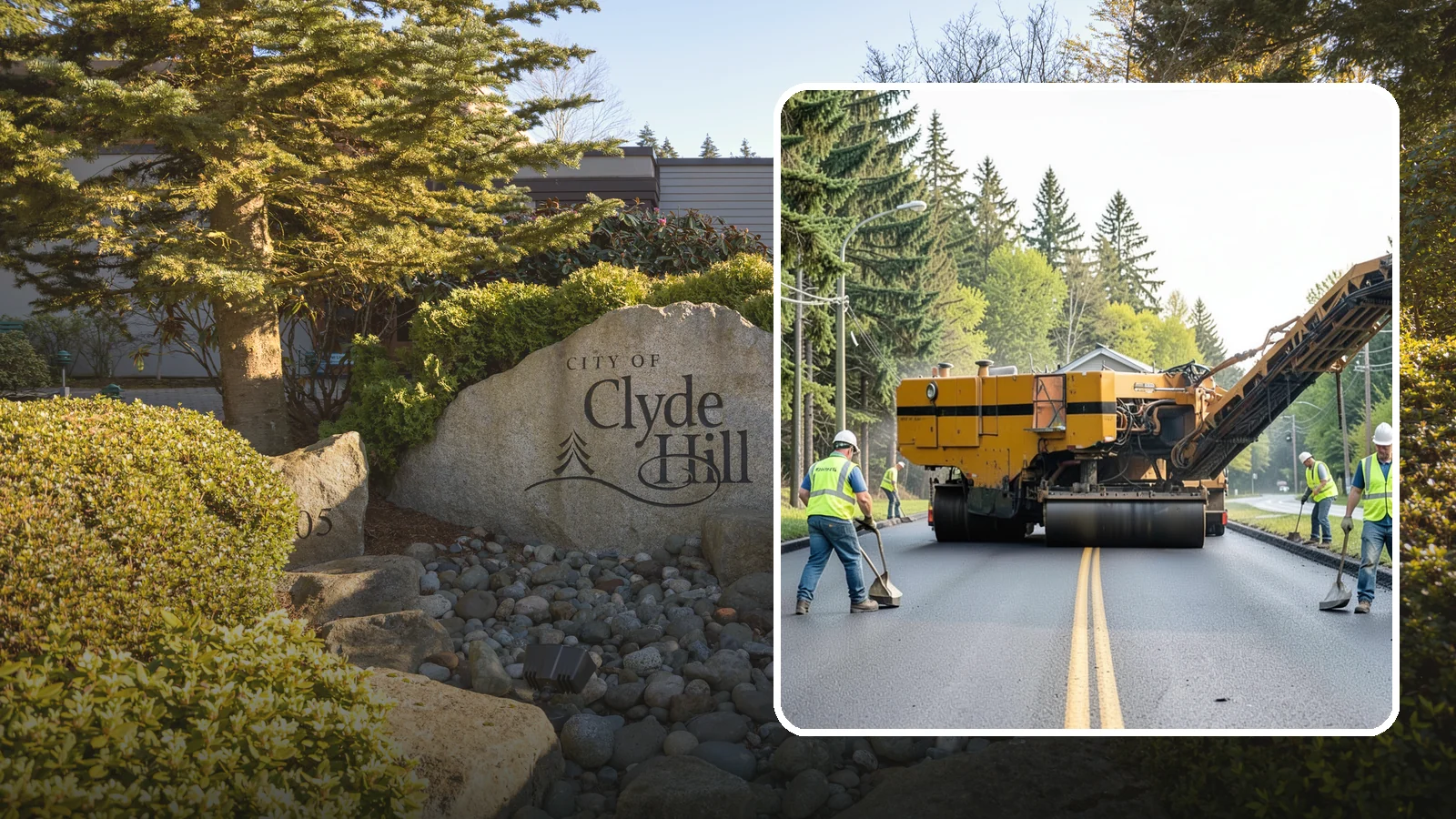 Asphalt Milling in Clyde Hill, King County, WA - Cold milling that removes worn asphalt to grade in preparation for overlays and reconstruction.