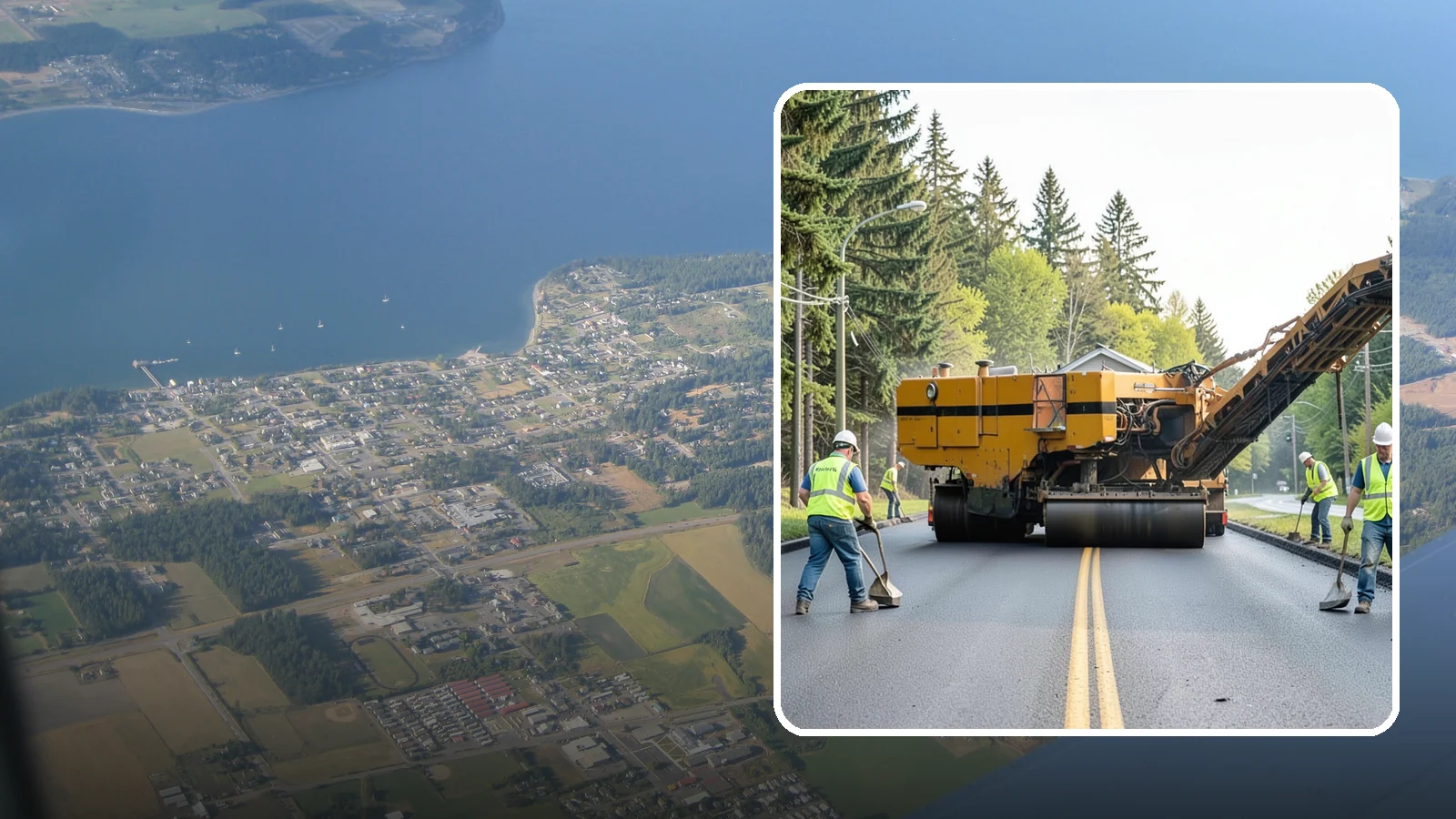 Asphalt Milling in Coupeville, Island County, WA - Cold milling that removes worn asphalt to grade in preparation for overlays and reconstruction.