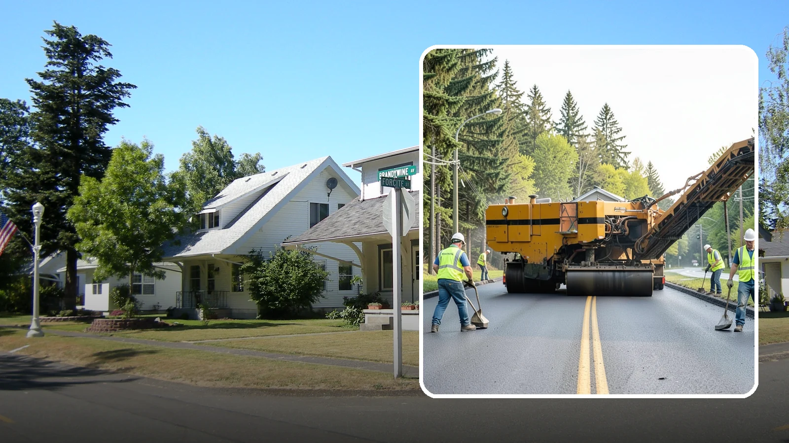 Asphalt Milling in DuPont, Pierce County, WA - Cold milling that removes worn asphalt to grade in preparation for overlays and reconstruction.