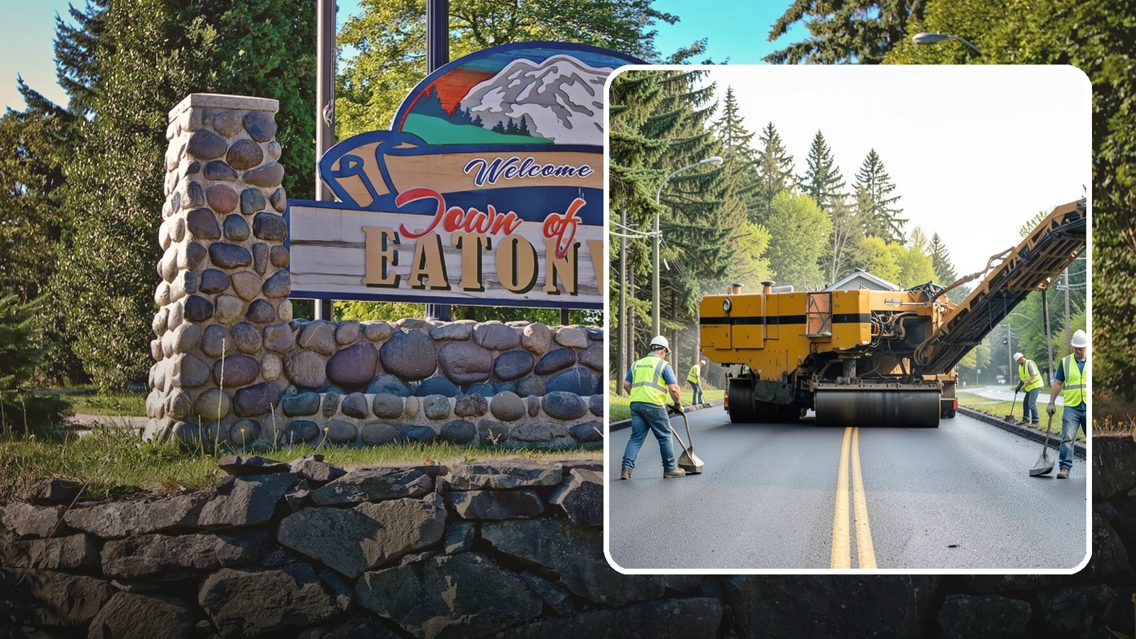 Asphalt Milling in Eatonville, Pierce County, WA - Cold milling that removes worn asphalt to grade in preparation for overlays and reconstruction.