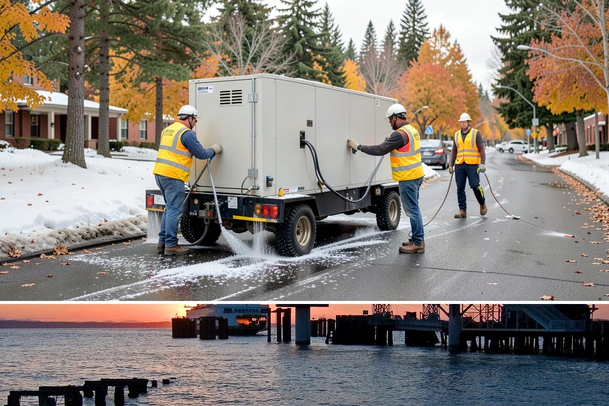 Asphalt Milling in Edmonds, Snohomish County, WA - Milling is coordinated tightly with the summer paving schedule so a milled surface is not left exposed through wet weather.