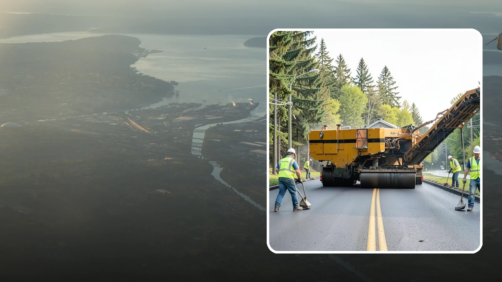 Asphalt Milling in Fife, Pierce County, WA - Cold milling that removes worn asphalt to grade in preparation for overlays and reconstruction.