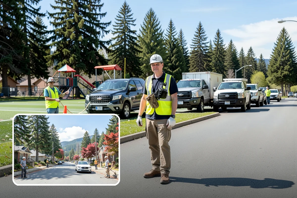 Asphalt Milling in Hunts Point, King County, WA - Restores correct grade and curb reveal before overlay