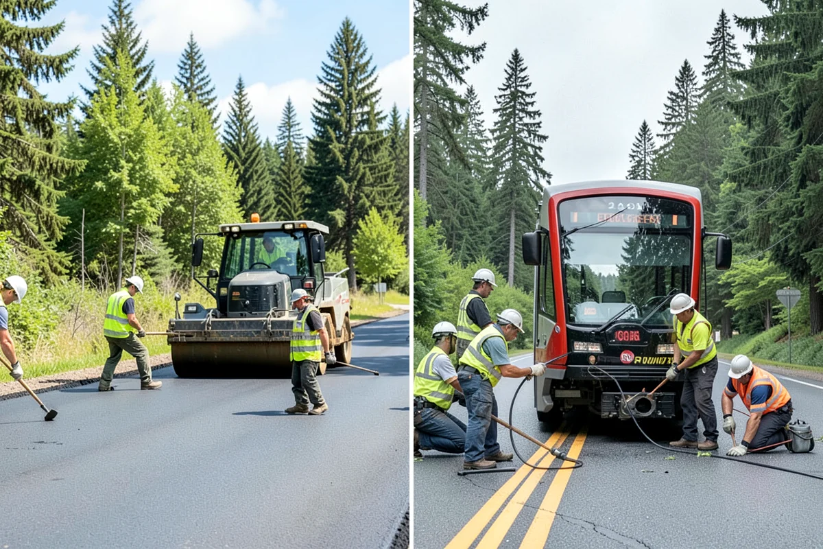 Asphalt Milling in Hunts Point, King County, WA - Establish milling depth, grade, and cross-slope