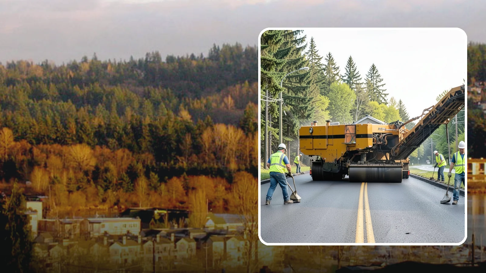 Asphalt Milling in Kenmore, King County, WA - Cold milling that removes worn asphalt to grade in preparation for overlays and reconstruction.