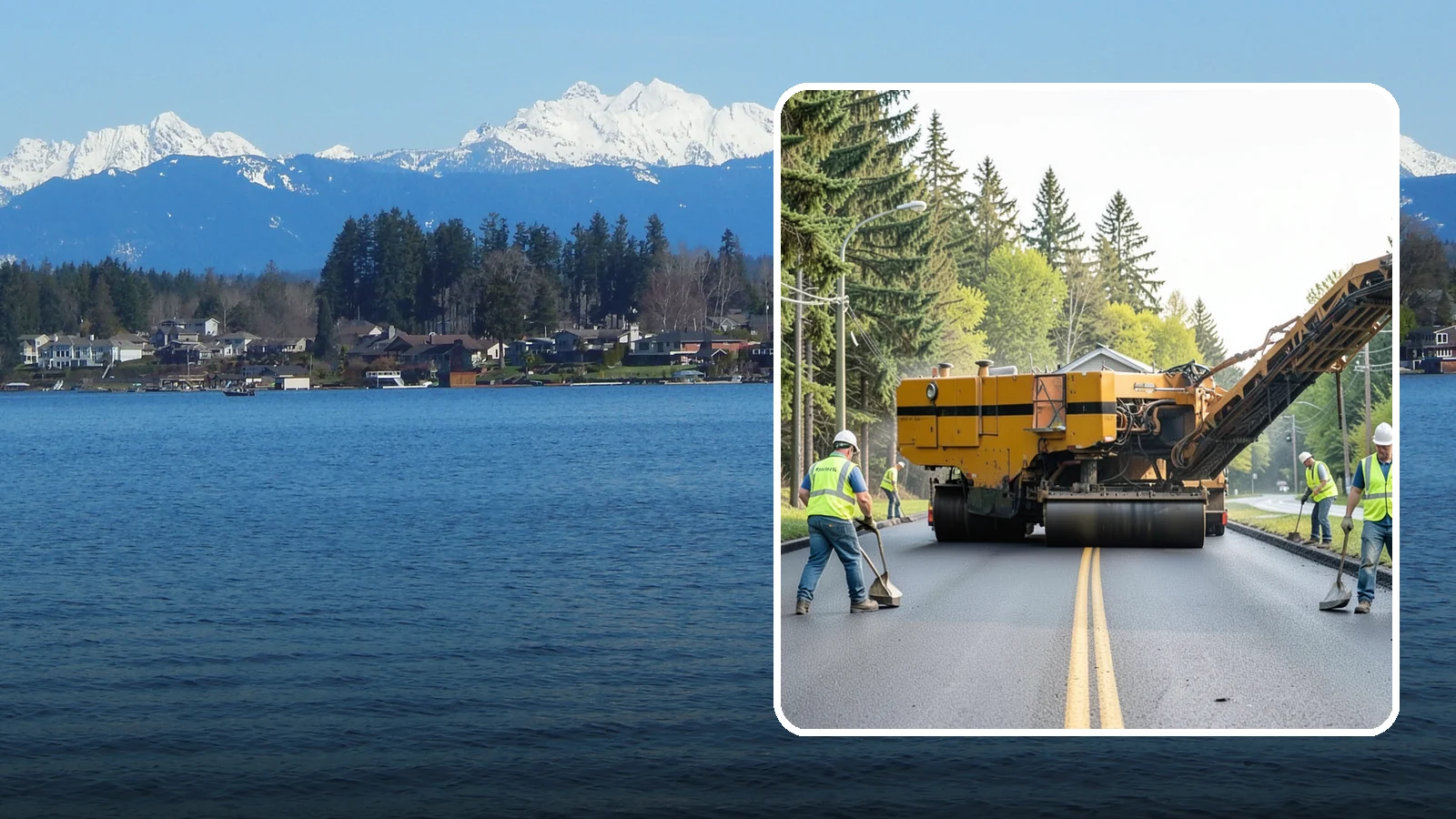 Asphalt Milling in Lake Stevens, Snohomish County, WA - Cold milling that removes worn asphalt to grade in preparation for overlays and reconstruction.