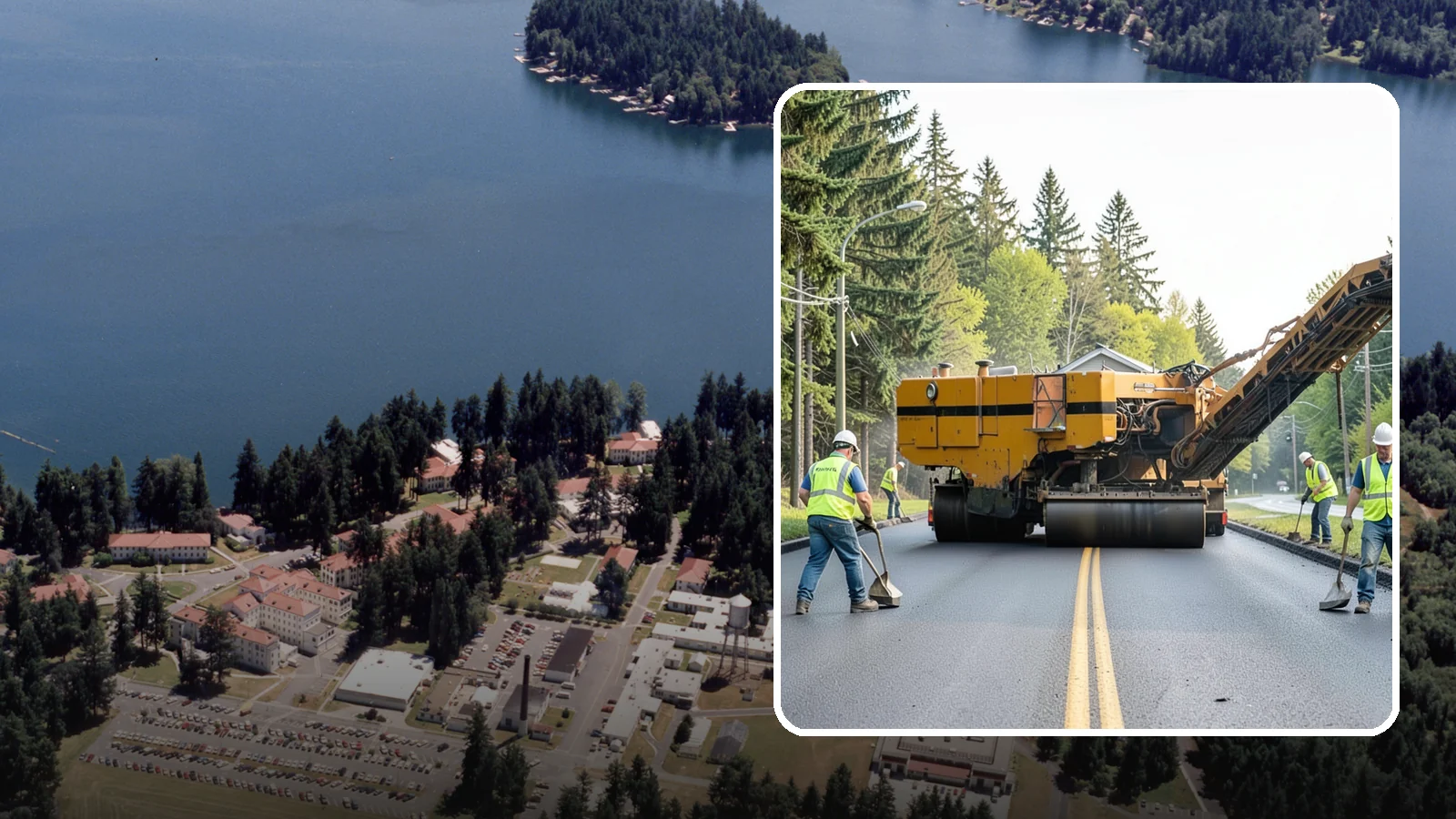 Asphalt Milling in Lakewood, Pierce County, WA - Cold milling that removes worn asphalt to grade in preparation for overlays and reconstruction.