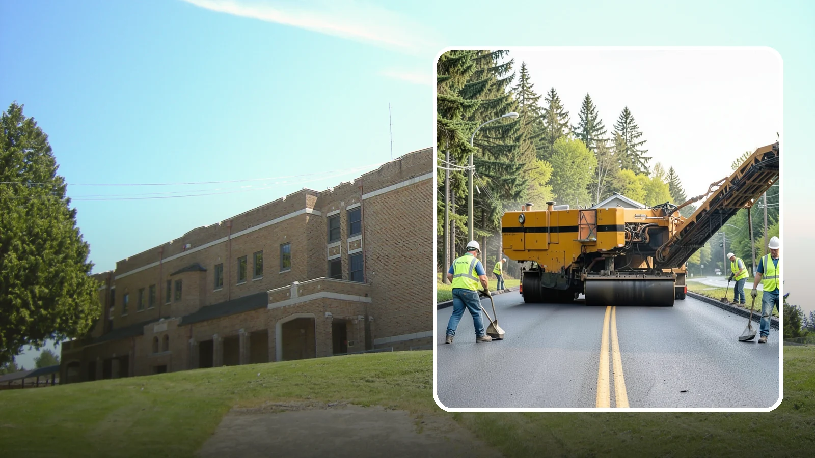 Asphalt Milling in Maple Valley, King County, WA - Cold milling that removes worn asphalt to grade in preparation for overlays and reconstruction.