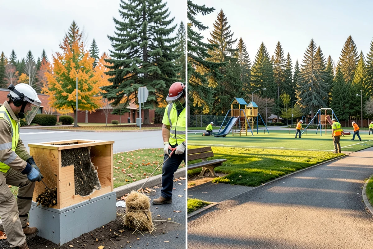 Asphalt Milling in Maple Valley, King County, WA - Establish milling depth, grade, and cross-slope