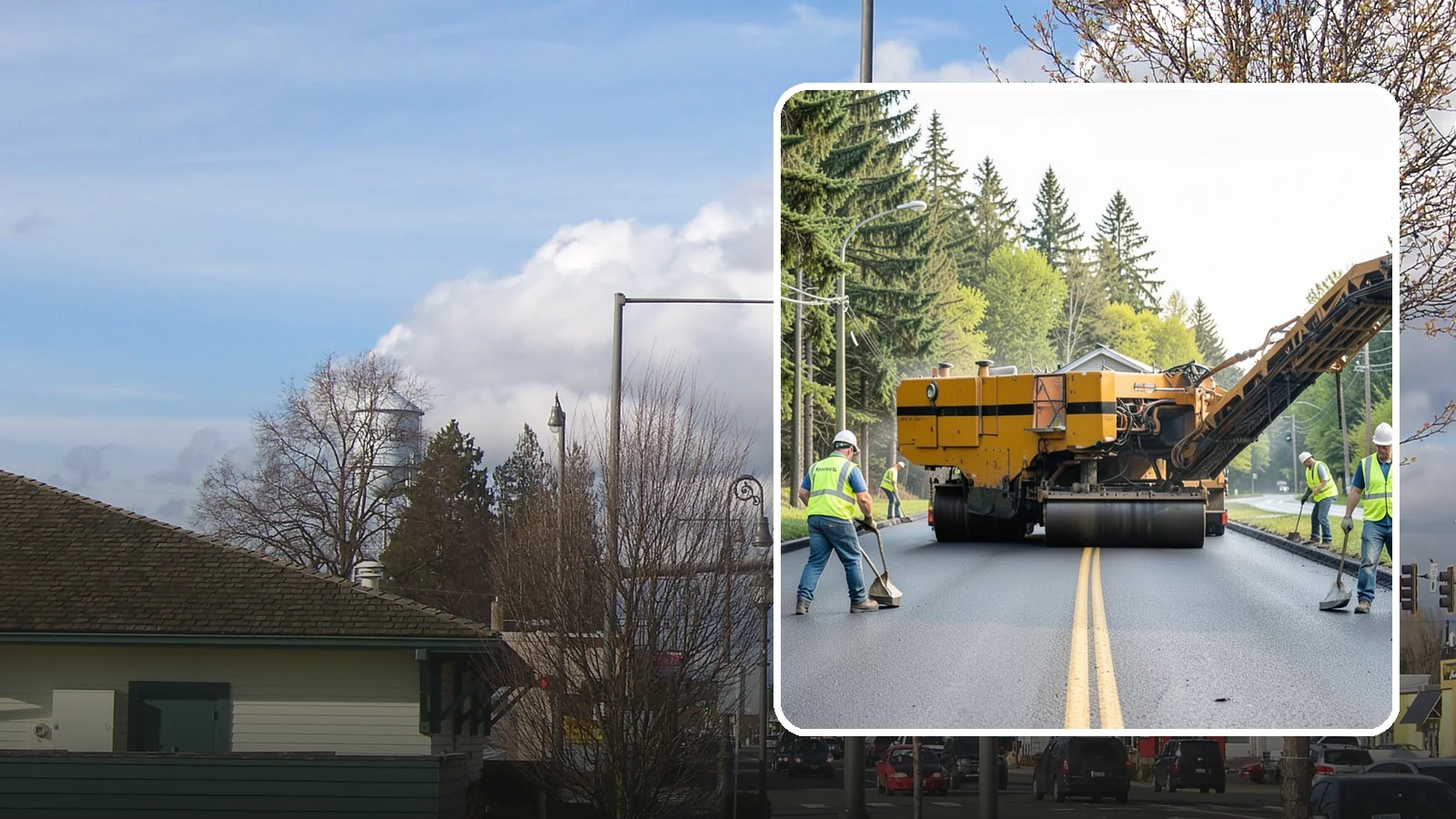 Asphalt Milling in Marysville, Snohomish County, WA - Cold milling that removes worn asphalt to grade in preparation for overlays and reconstruction.
