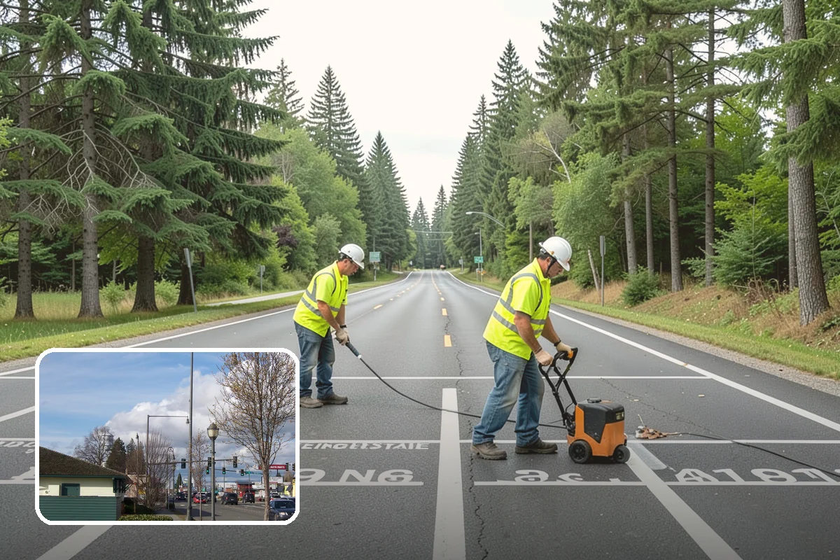 Asphalt Milling in Marysville, Snohomish County, WA - Restores correct grade and curb reveal before overlay