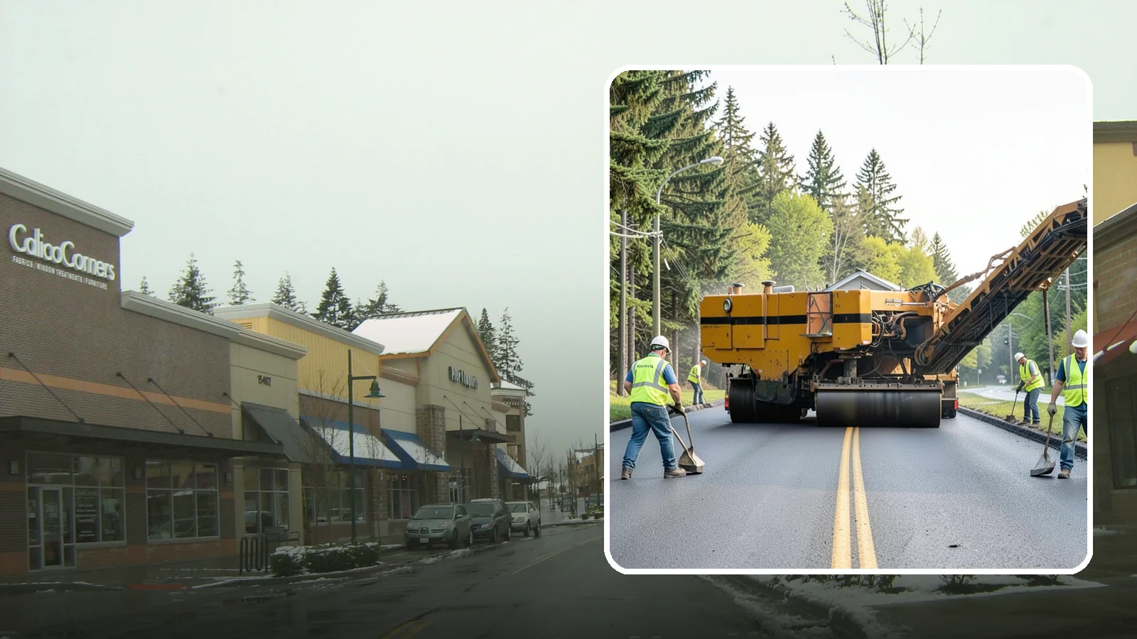Asphalt Milling in Mill Creek, Snohomish County, WA - Cold milling that removes worn asphalt to grade in preparation for overlays and reconstruction.