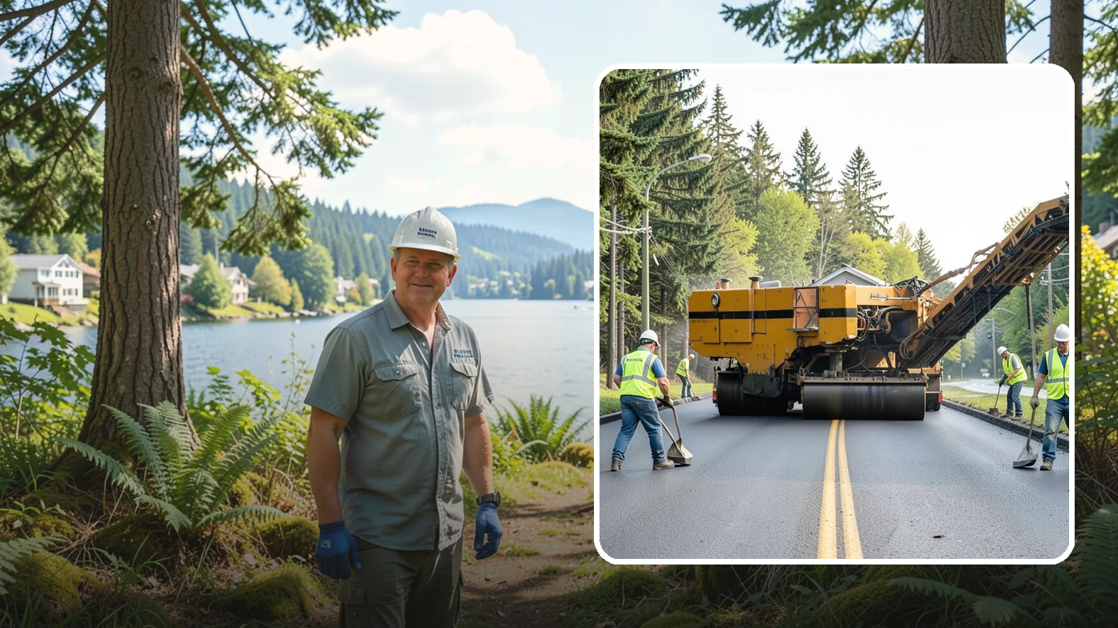 Asphalt Milling in Milton, King County, WA - Cold milling that removes worn asphalt to grade in preparation for overlays and reconstruction.
