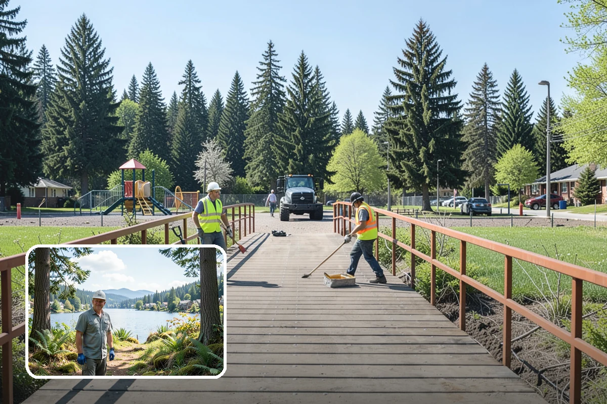 Asphalt Milling in Milton, King County, WA - Restores correct grade and curb reveal before overlay