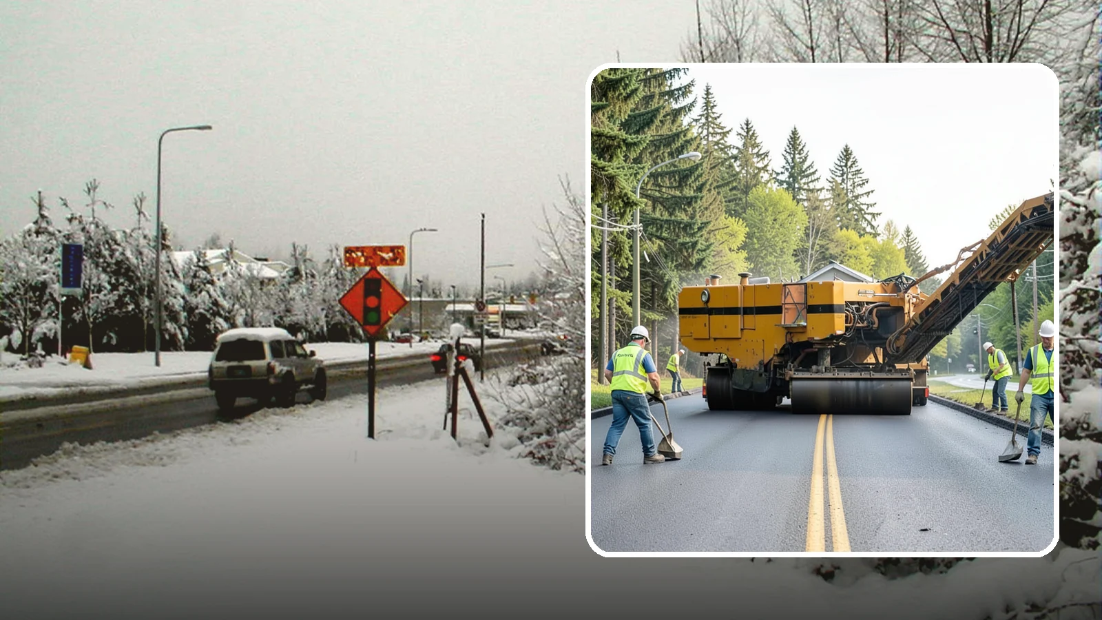 Asphalt Milling in Newcastle, King County, WA - Cold milling that removes worn asphalt to grade in preparation for overlays and reconstruction.