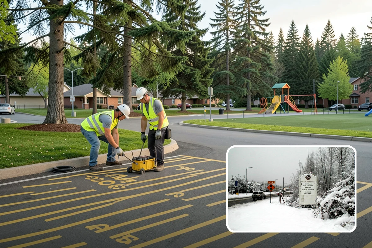 Asphalt Milling in Newcastle, King County, WA - Restores correct grade and curb reveal before overlay