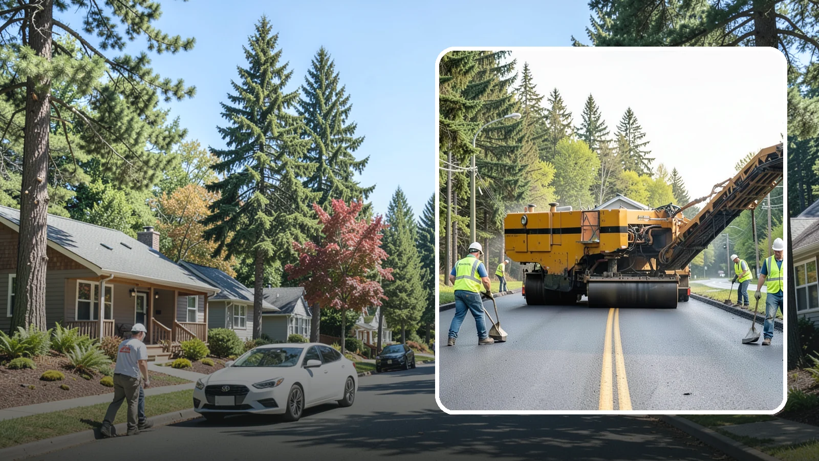 Asphalt Milling in Orting, Pierce County, WA - Cold milling that removes worn asphalt to grade in preparation for overlays and reconstruction.