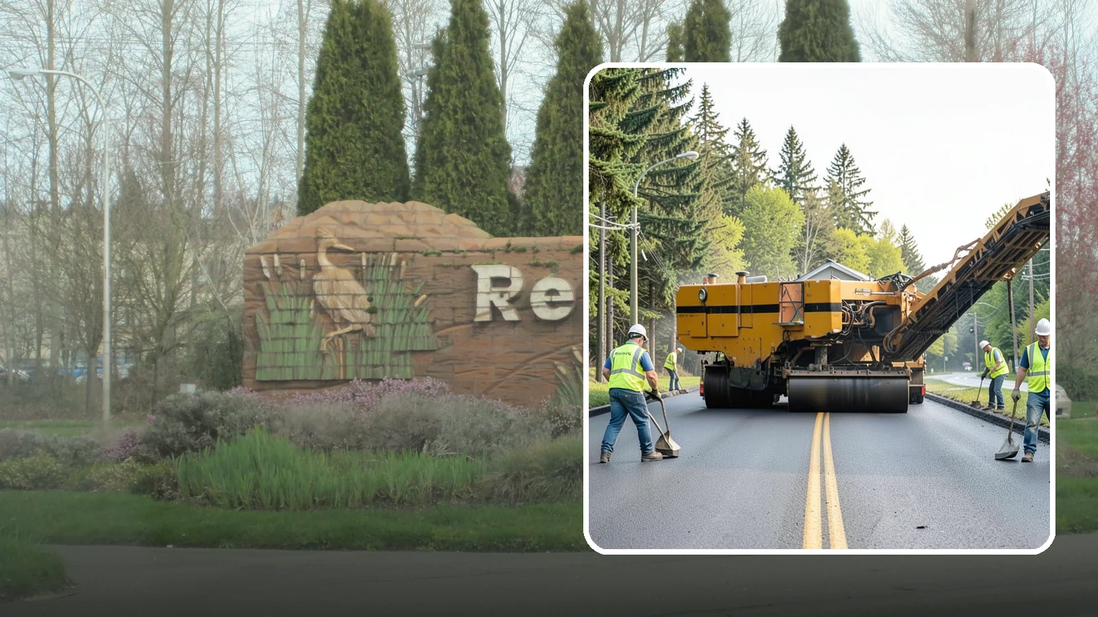 Asphalt Milling in Renton, King County, WA - Cold milling that removes worn asphalt to grade in preparation for overlays and reconstruction.