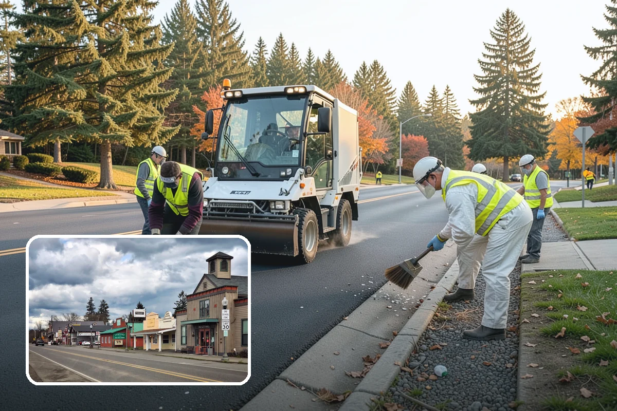 Asphalt Milling in Roy, Pierce County, WA - Restores correct grade and curb reveal before overlay