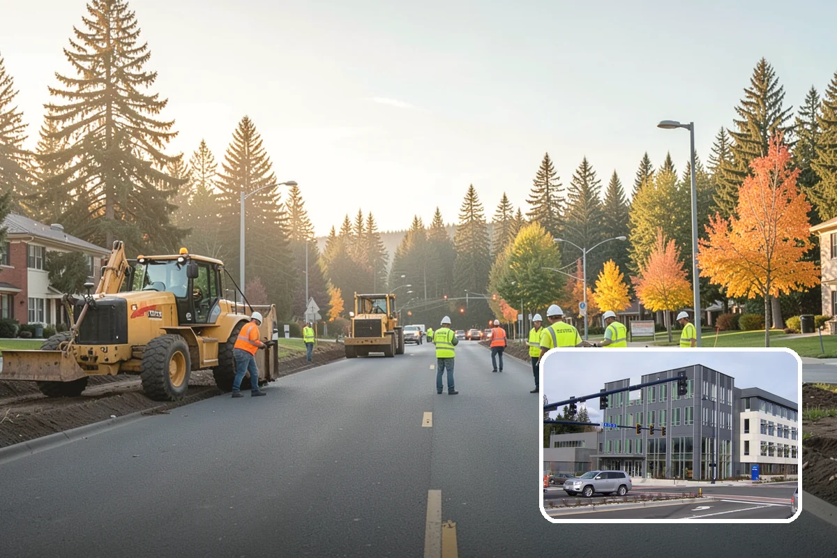 Asphalt Milling in Shoreline, King County, WA - Restores correct grade and curb reveal before overlay
