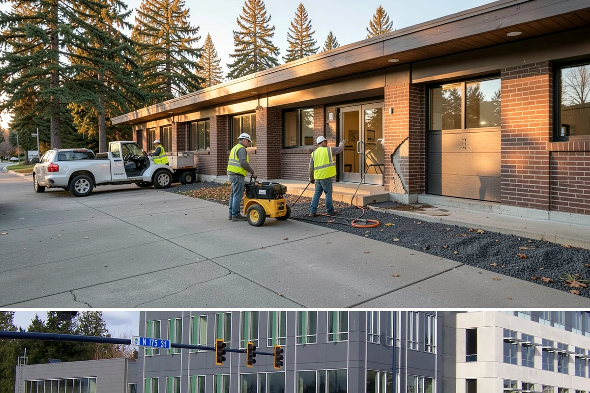 Asphalt Milling in Shoreline, King County, WA - Milling is coordinated tightly with the summer paving schedule so a milled surface is not left exposed through wet weather.