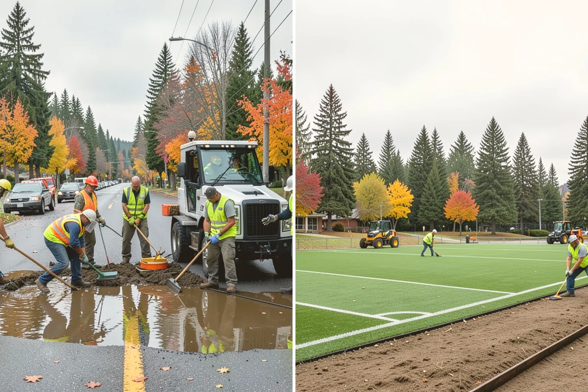Asphalt Milling in Snohomish, Snohomish County, WA - Establish milling depth, grade, and cross-slope