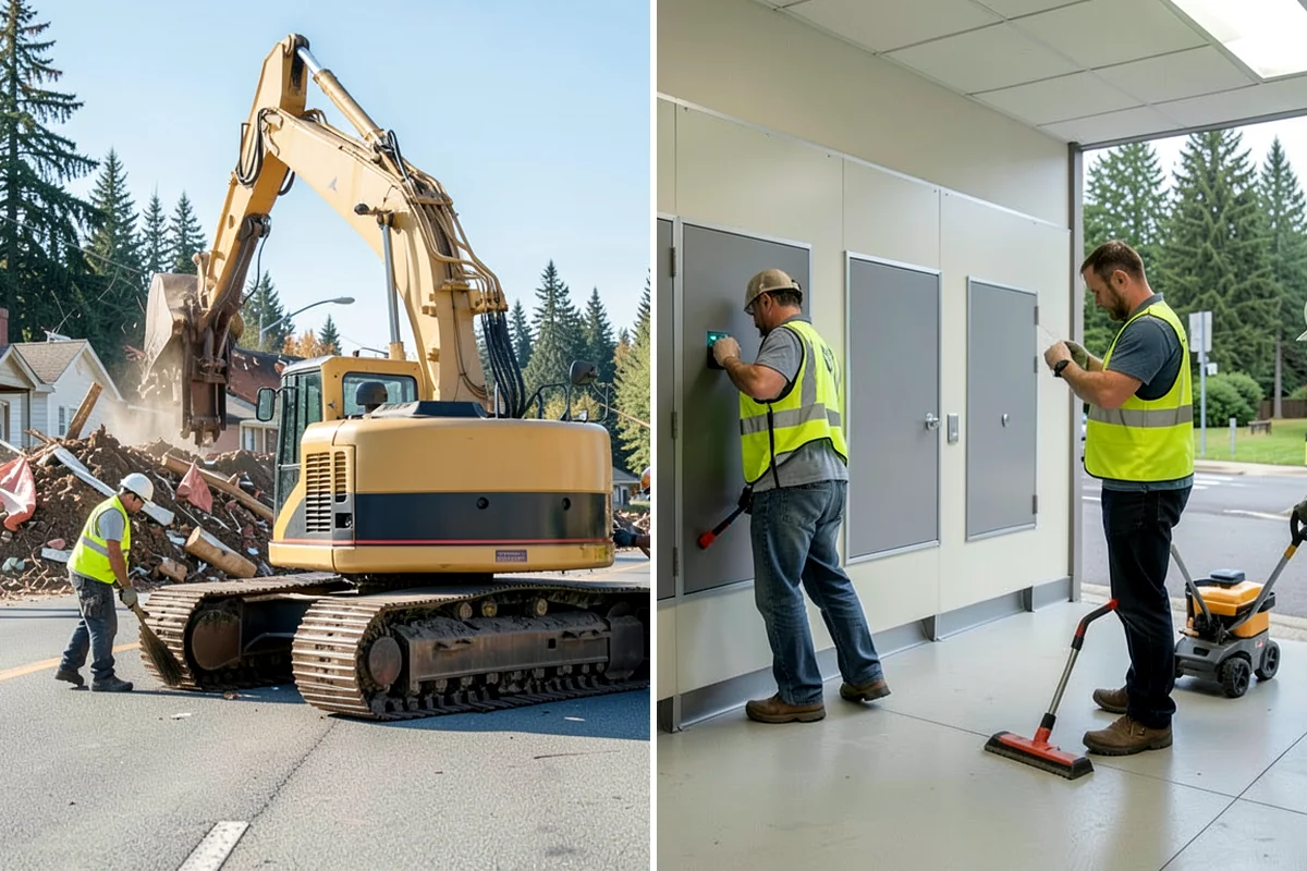 Asphalt Milling in Snoqualmie, King County, WA - Establish milling depth, grade, and cross-slope