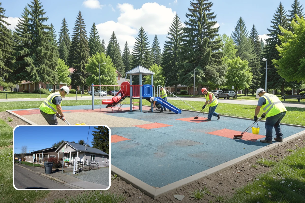 Asphalt Milling in South Prairie, Pierce County, WA - Restores correct grade and curb reveal before overlay