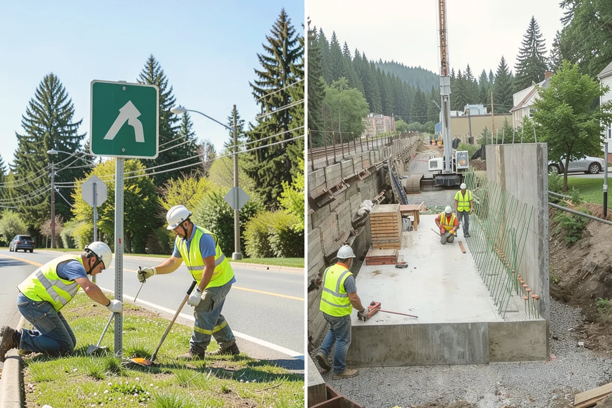 Asphalt Milling in Stanwood, Snohomish County, WA - Establish milling depth, grade, and cross-slope