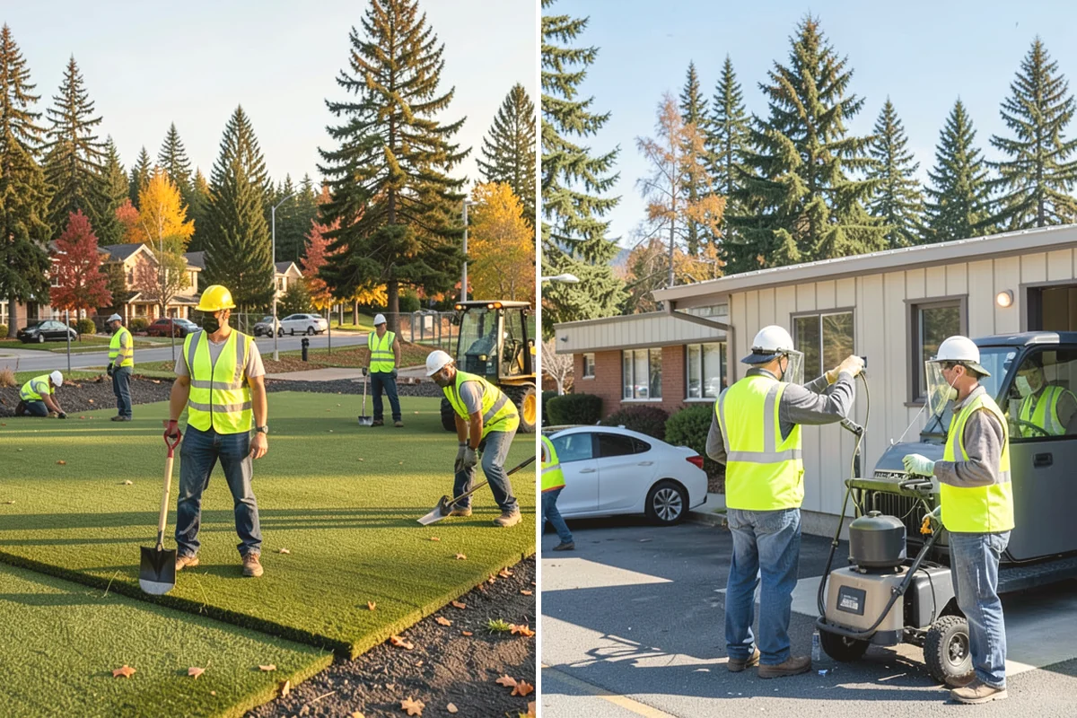 Asphalt Milling in Tukwila, King County, WA - Establish milling depth, grade, and cross-slope