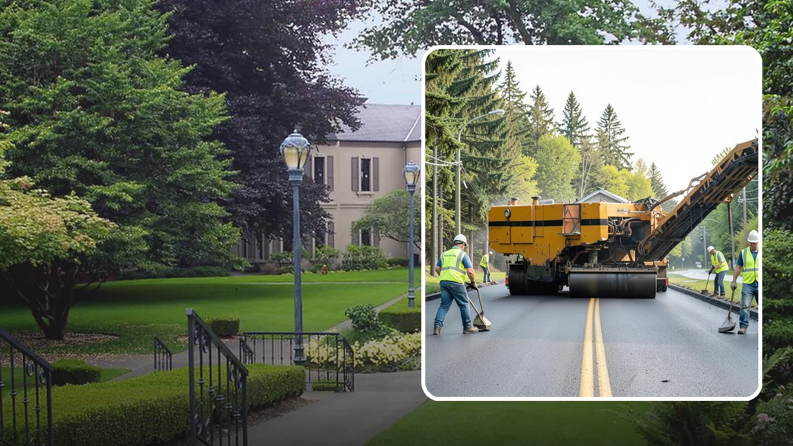 Asphalt Milling in Woodinville, King County, WA - Cold milling that removes worn asphalt to grade in preparation for overlays and reconstruction.