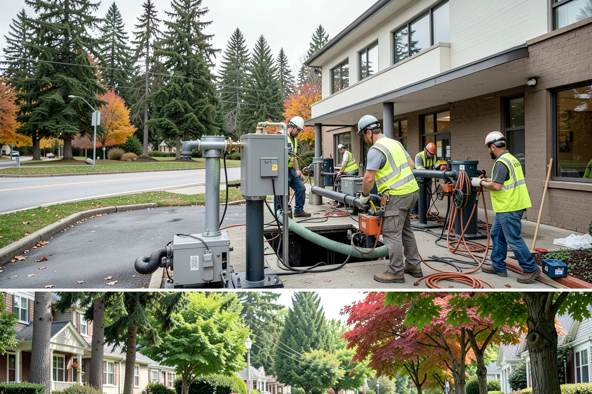 Asphalt Overlay in Beaux Arts Village, King County, WA - Overlays are a summer operation, scheduled when sustained dry, warm weather allows proper compaction and bonding.
