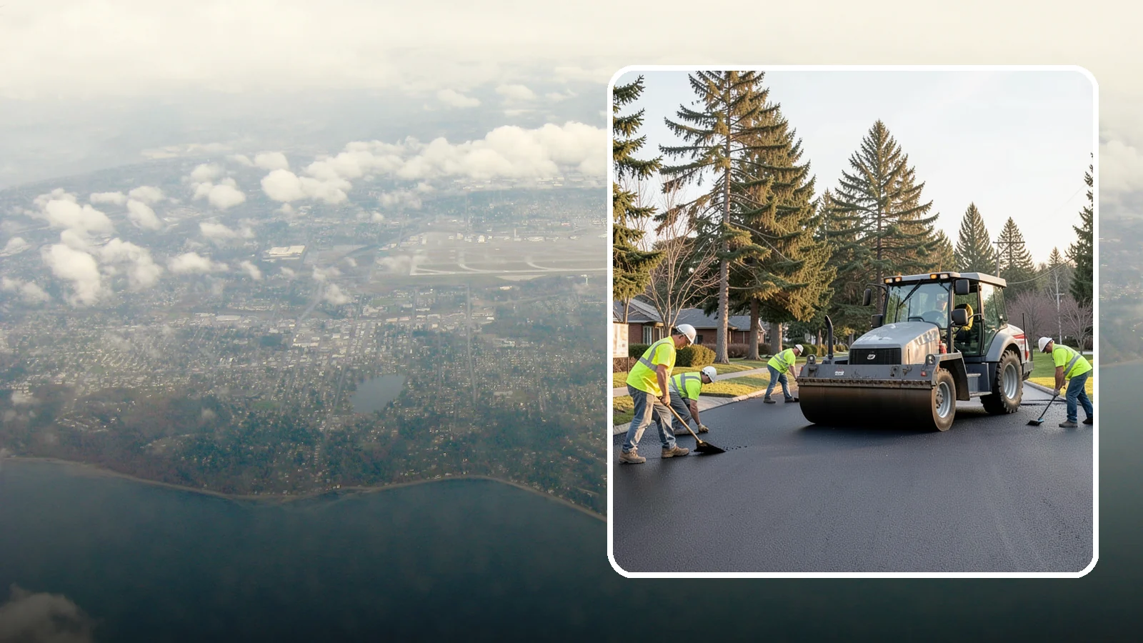 Asphalt Overlay in Burien, King County, WA - Asphalt overlays that extend pavement life across streets, lots, and trails without full reconstruction.
