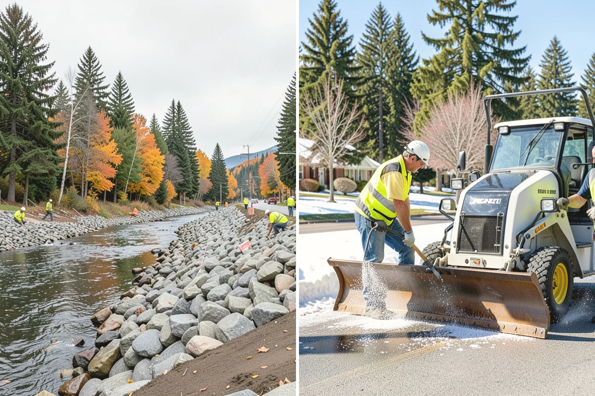 Asphalt Overlay in Burlington, Skagit County, WA - Inspect the surface and repair localized base failures