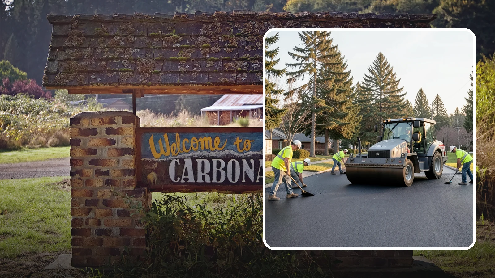 Asphalt Overlay in Carbonado, Pierce County, WA - Asphalt overlays that extend pavement life across streets, lots, and trails without full reconstruction.