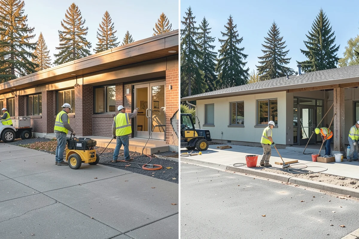 Asphalt Overlay in Coupeville, Island County, WA - Inspect the surface and repair localized base failures