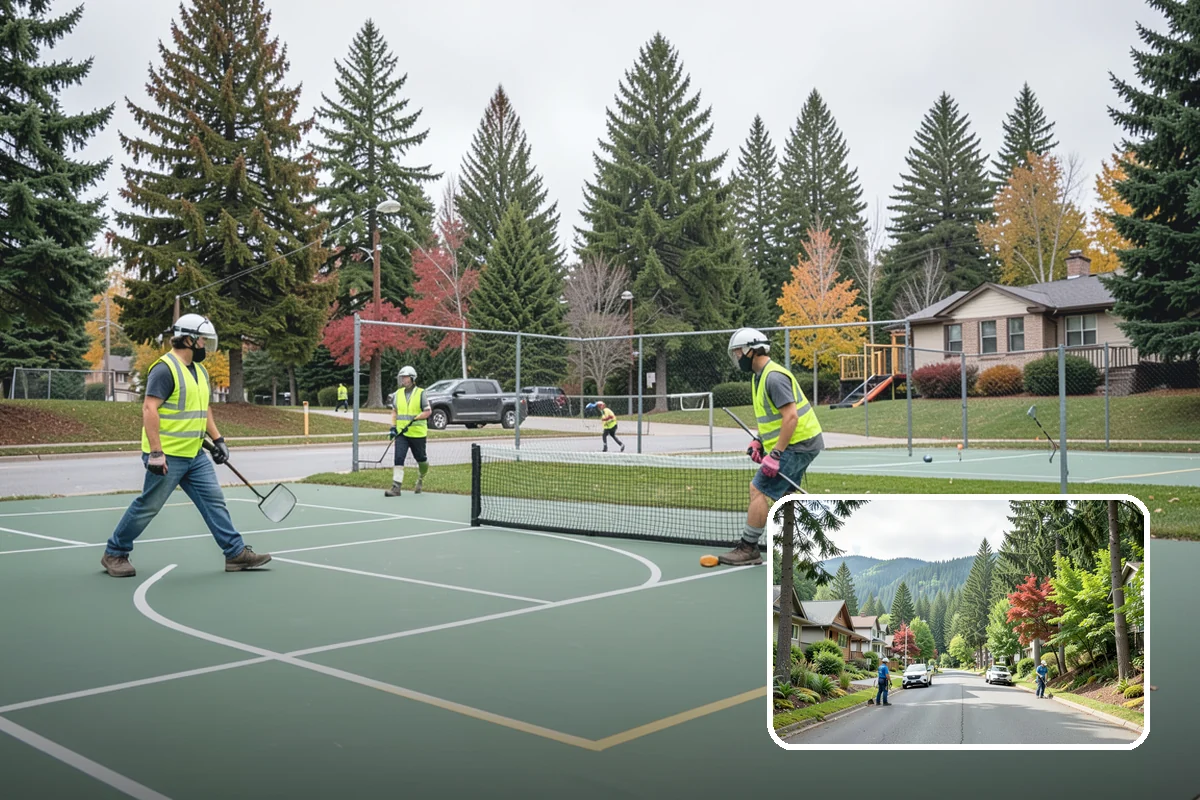 Asphalt Overlay in Darrington, Snohomish County, WA - Extends pavement life at a fraction of reconstruction cost